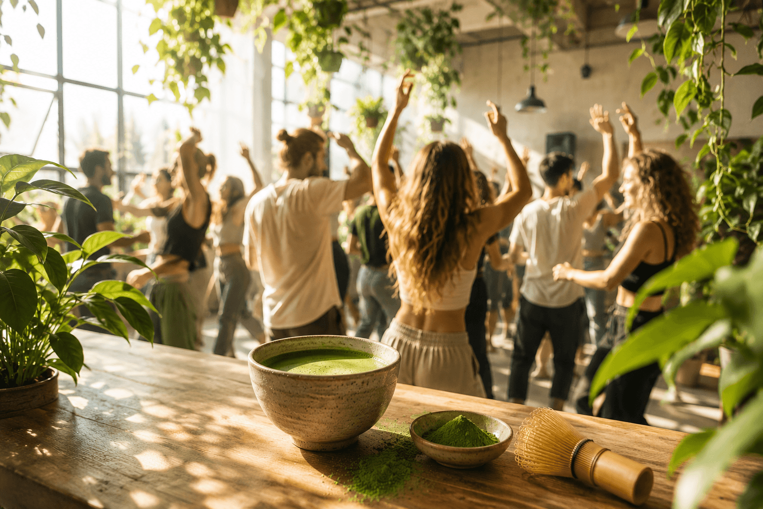 Matcha rave w Warszawie - nowy trend i premiera napoju Alpro